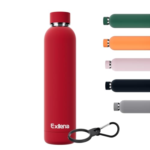Slim Insulated Water Bottles for Travel 25oz with Clip
