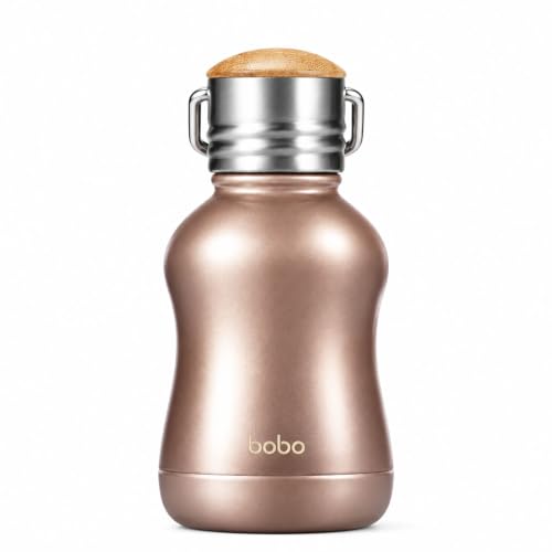 Mini Vacuum Insulated Water Bottle With Bamboo Lid (6 Count)