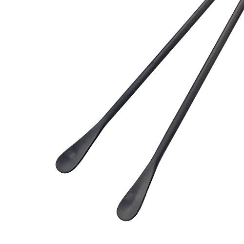 Matte Long Handle Spoon Cocktail Mixing Stirring Spoons Iced Tea Coffee Spoons with 8.6 inch Long Handle Brushed SUS304 Stainless Steel (3 Count)