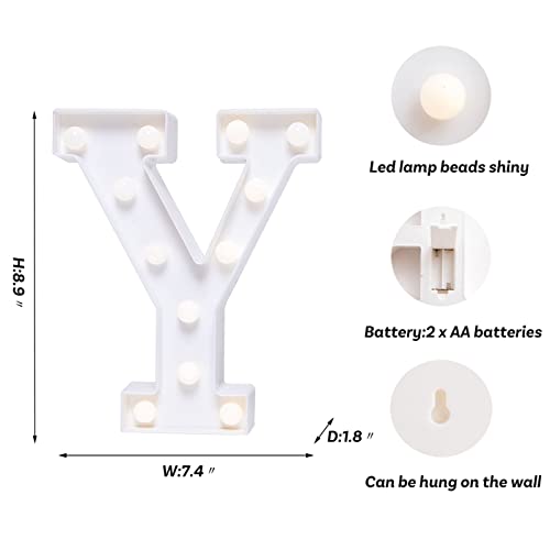 LED Letter Lights Sign Marquee Light Up Letters Sign for Night Light Wedding