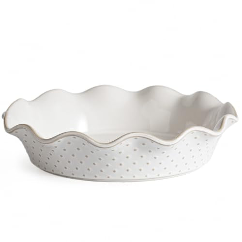 Ceramic Deep Pie Pan for Baking