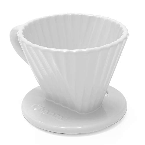 Lotus ceramic pour over coffee dripper