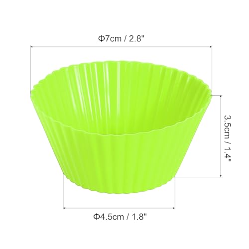 18Pcs Silicone Cupcake Liners (18 Count)