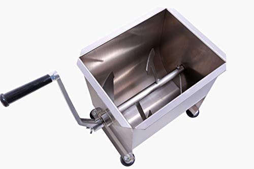 CMI Commercial Stainless Steel Manual Meat Mixers with Lid