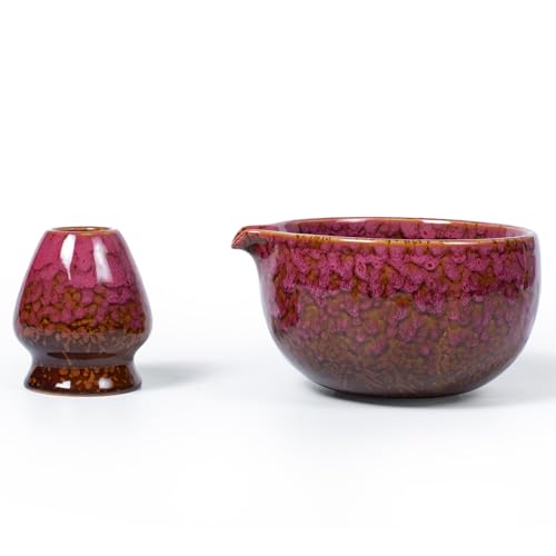Japanese ceramic matcha bowl. 20 ounce ceramic bowl