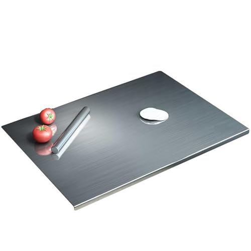 Stainless Steel Cutting Boards with Lip for Kitchen