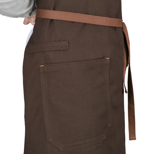 Mens Womens Chef Cooking Kitchen Apron with Pockets