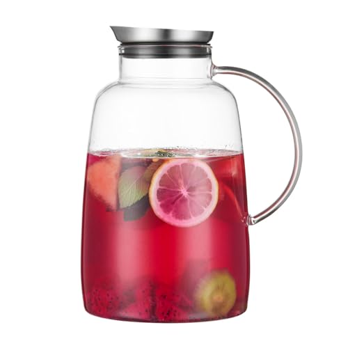 109 Oz Glass Pitcher with Lid