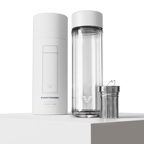 Glass Multi Tea Infuser Bottle 14oz