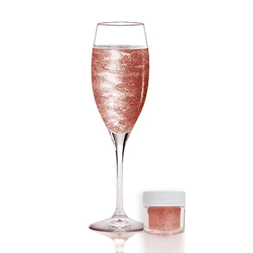 Rose Gold BREW GLITTER Edible Glitter For Drinks
