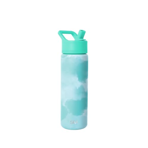 Insulated Water Bottle with Straw