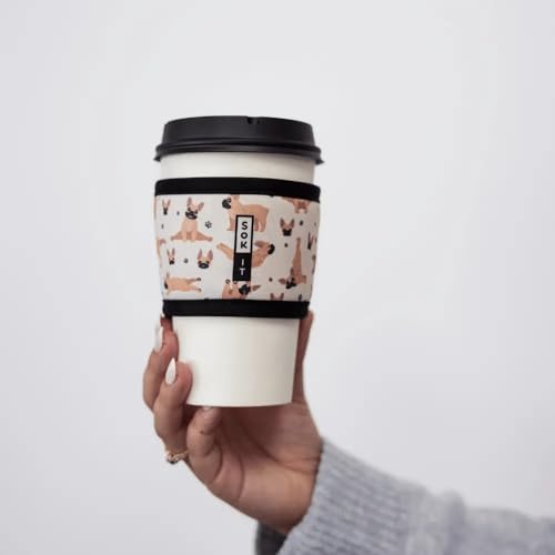 HotSok Coffee & Tea Reusable Insulated Neoprene Cup Sleeve