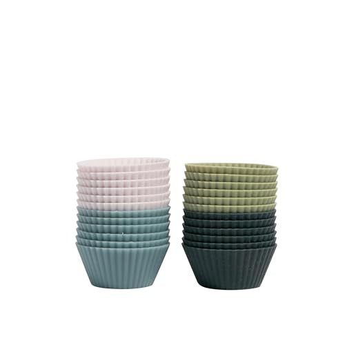 Reusable Mini Silicone Baking Cup (24 Count)