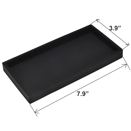 2PC 7.9" Small Bathroom Vanity Tray for Counter (2 Count)
