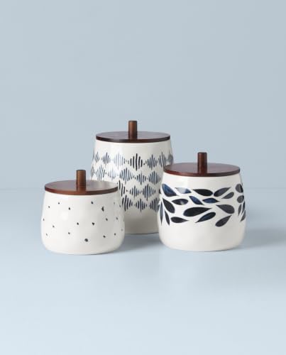 Blue Bay 3 Piece Canister Set with Lid (3 Count)
