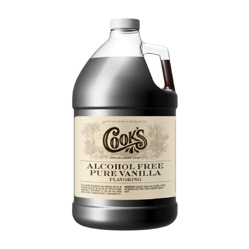 Alcohol Free Pure Vanilla Flavor for Baking (128 Fl Oz)