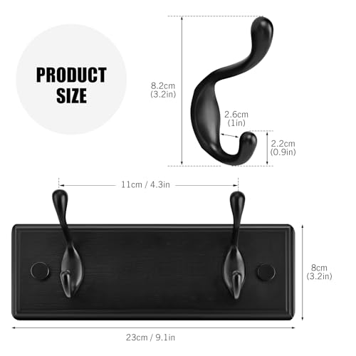 Heavy Duty Wooden Coat Rack