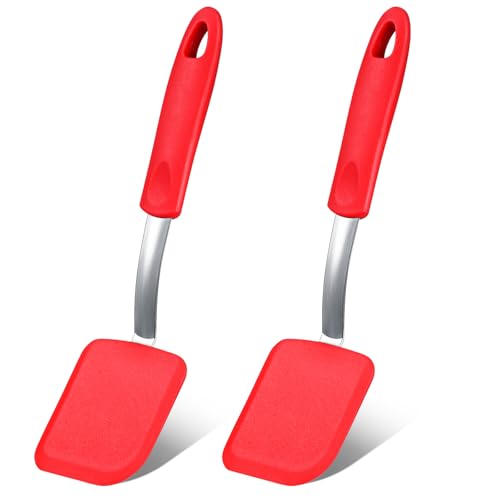 2 Pcs Mini Silicone Cookie Brownie Spatula (2 Count)