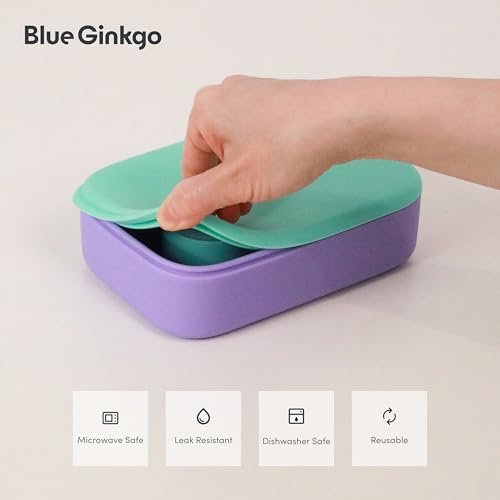 Bento Style Silicone Lunch Box Set