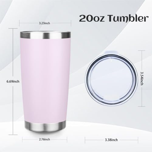 4 Pack 20oz Stainless Steel Travel Coffee Tumbler
