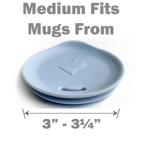 Reusable Silicone Lid for Coffee Cups and Mugs