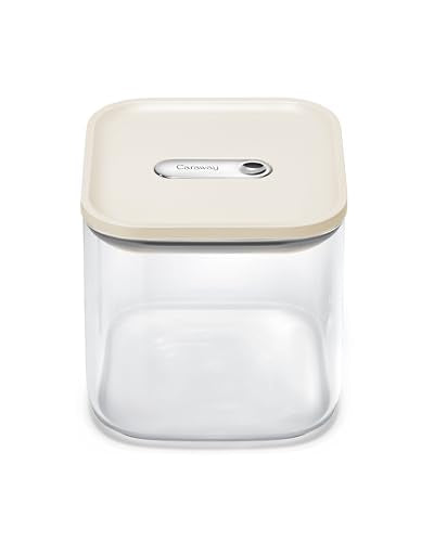 2.5 qt Glass Airtight Food Storage Container with Lid