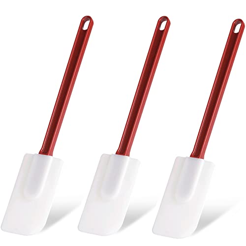 3 PCS Commercial Grade Heat Resistant Silicone Spatulas (3 Count)