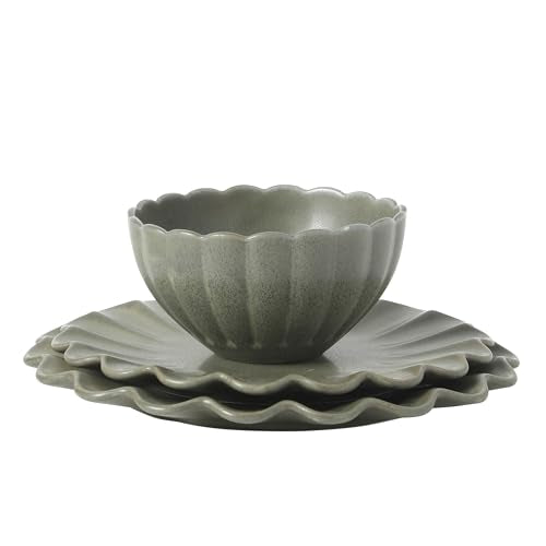 Bistro Fleur Plates and Bowls Sets