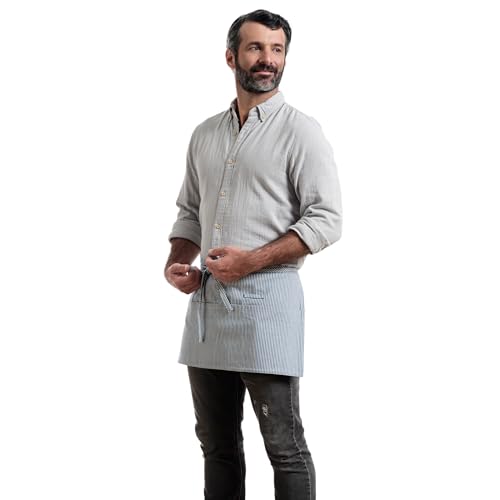 Chef Waist Aprons for Women with Pockets