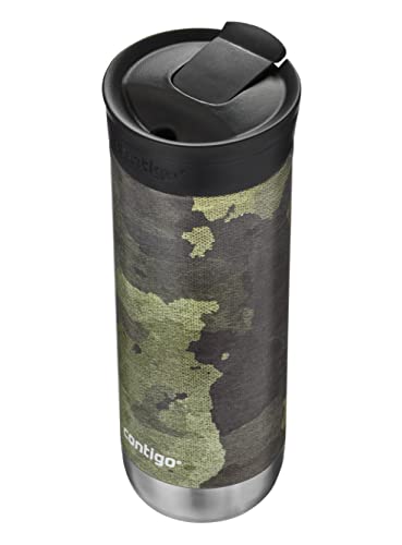 Huron Stainless Steel Travel Mug with SNAPSEAL Lid 20oz. Camo