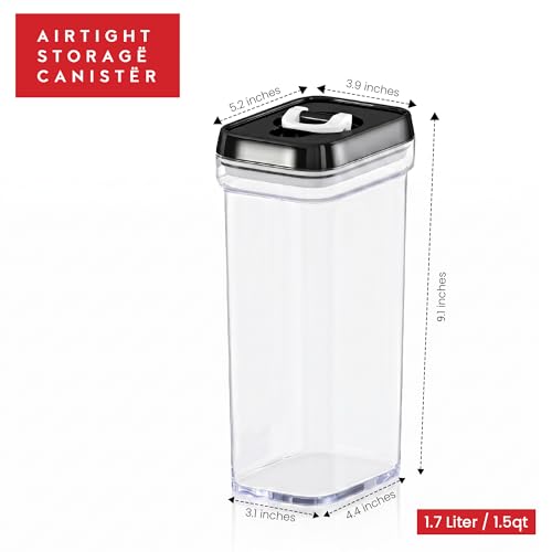 Airtight Food Storage Containers with Lids (4 Count)