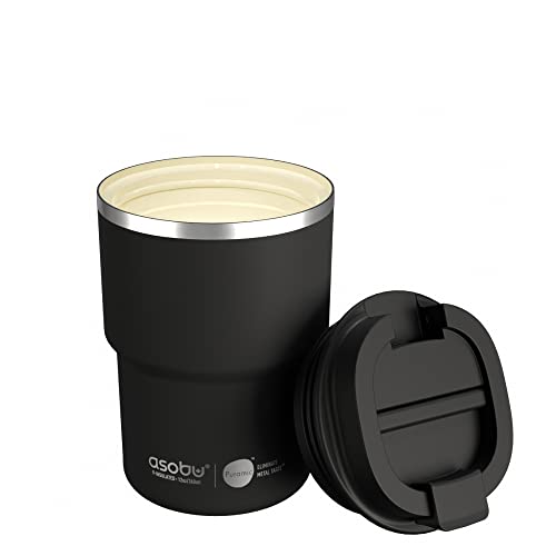 Travel Mug Ceramic Coated Stainless Steel Insulated with Leak and Spill Proof Lid