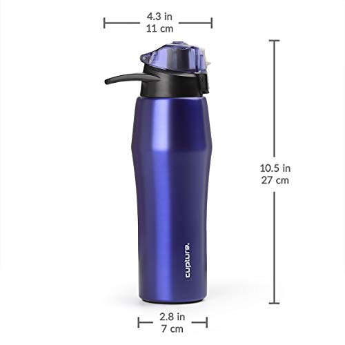 Action Water Bottle Flip Top with Handle