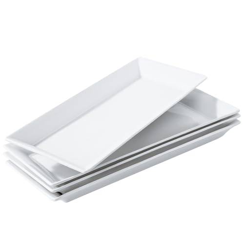 14" Rectangular Platters Set of 4 (4 Count)