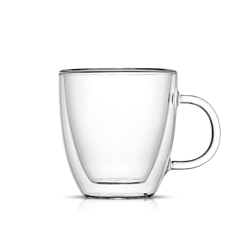 Savor Double Wall Insulated Glasses Espresso Mugs (2 Count)