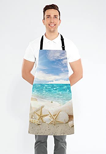 Caribbean Samana Beach Adjustable Bib Apron