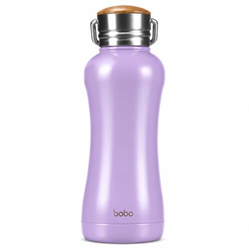 Mini Insulated Water Bottle With Bamboo Lid (11.8 Count)