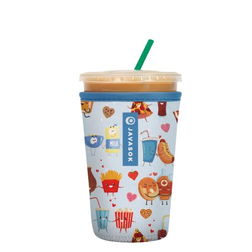 JavaSok Iced Coffee & Cold Soda Insulated Neoprene Cup Sleeve