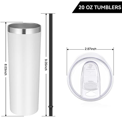 Stainless Steel Tumblers Bulk 12 Pack (12 Count)