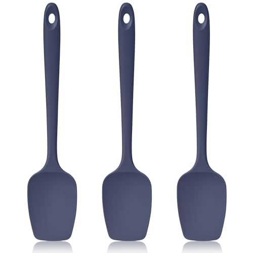 600ºF Heat Resistant Silicone Spoon Spatula Set of 3