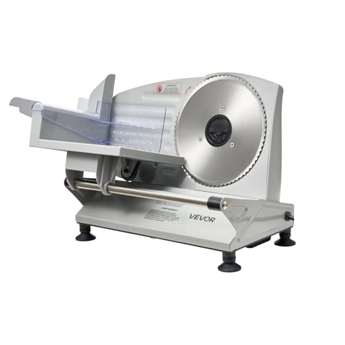 Meat Slicer 6.7" Electric Deli Slicer Machine with 2 SUS420 Blades