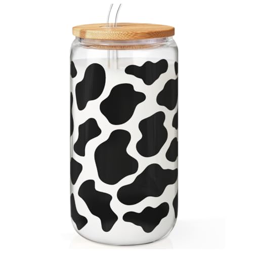 Cow Glass Can