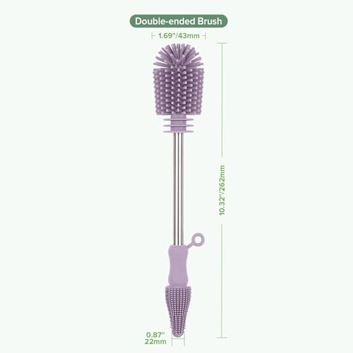 Silicone Cleaning Brush for Baby Bottles & Crevices