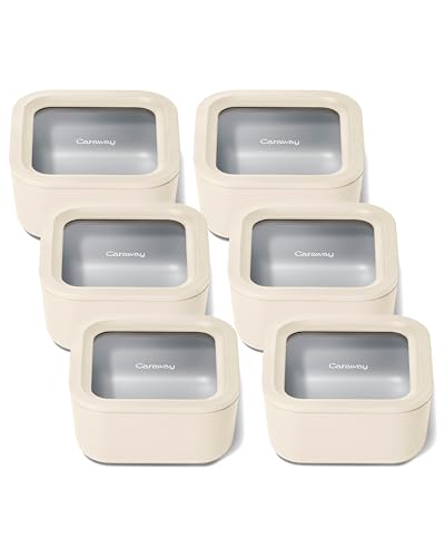 6 Piece Glass Food Storage Container Set (6 Count)