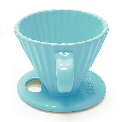 Lotus ceramic pour over coffee dripper
