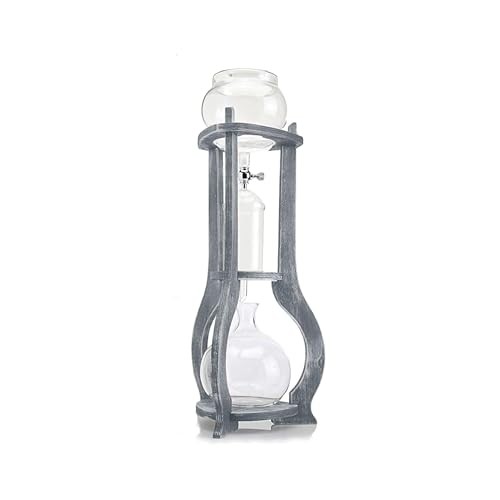 Iced Coffee Cold Brew Drip Tower Coffee Maker Wooden