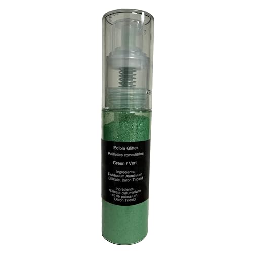 Green Edible Glitter Spray