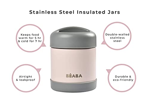 Beaba Stainless Steel Insulated Food Jar 10 oz