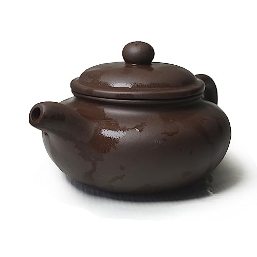 Teapot Chinese Gongfu Genuine Black Clay Zisha 10oz Classics Fanggu Pot Infusers Tea