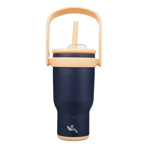 30 oz Tumbler with Handle and Straw